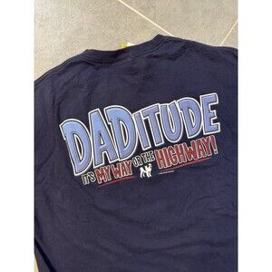 Vintage Big Dogs Daditude 2003 T Shirt USA Blue Mens Large